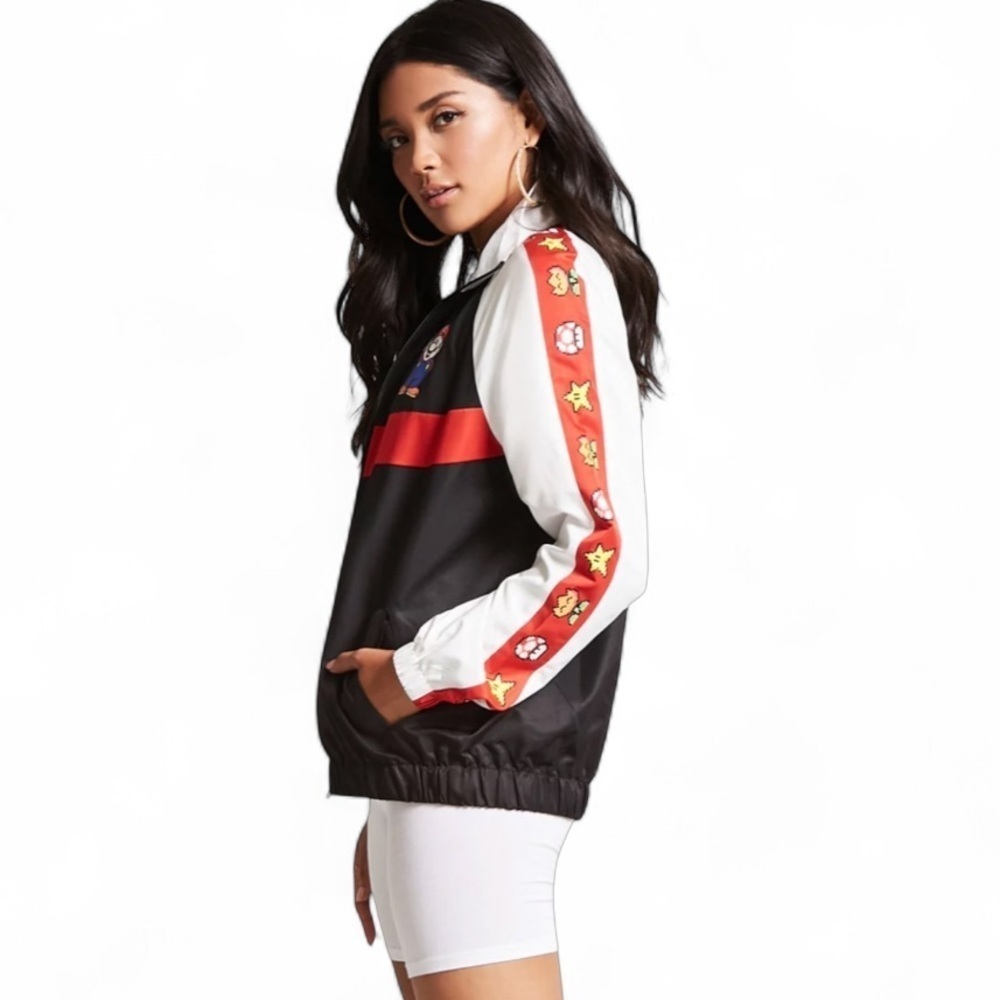 Super Nintendo x Forever21 Windbreaker Jacket - Picture 2 of 5